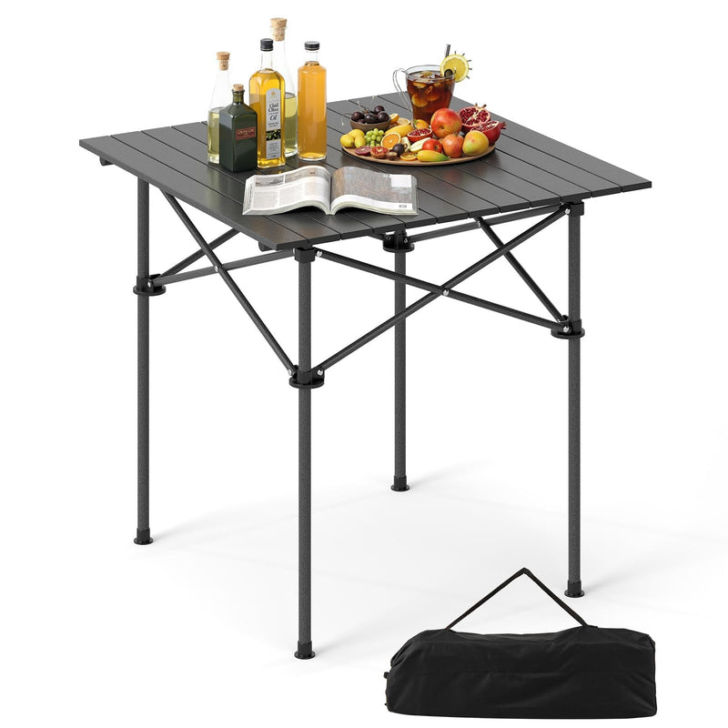 Load image into Gallery viewer, Goplus Outdoor Folding Camping Table with Snap-Together Design & Carrying Bag