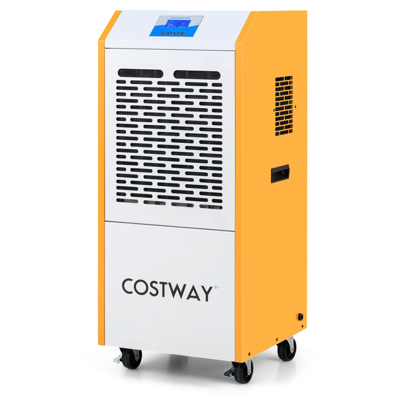 Load image into Gallery viewer, 290 Pints Commercial Dehumidifier with Pump, Industrial Dehumidifier with Drain Hose, 24H Timer & Wheels for Basement