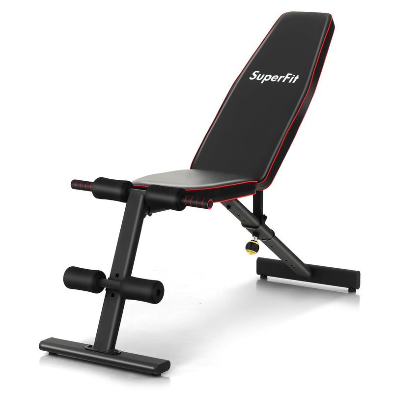 Load image into Gallery viewer, Goplus Adjustable Weight Bench, Heavy Duty Exercise Bench Press for Full Body Strength Training