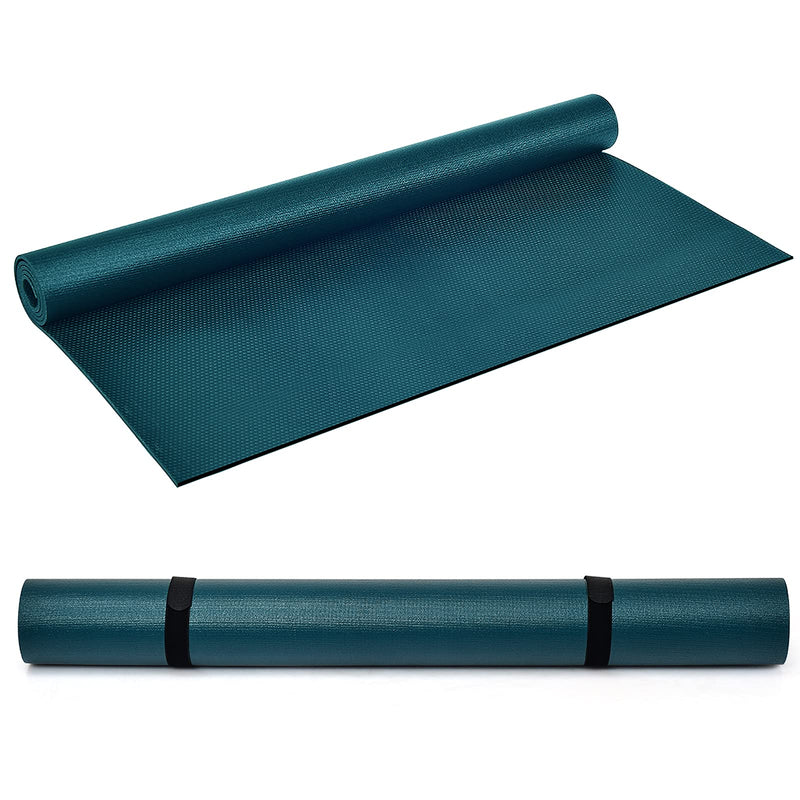 Load image into Gallery viewer, Large Yoga Mat, 7' x 5' x 8mm and 6' x 4' x 8mm with Straps