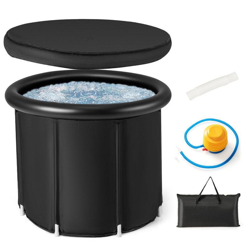 Load image into Gallery viewer, Goplus XL Ice Bath Tub for Athletes, 116 Gal Large Cold Plunge Tub with Cover for Cold Water Therapy Recovery