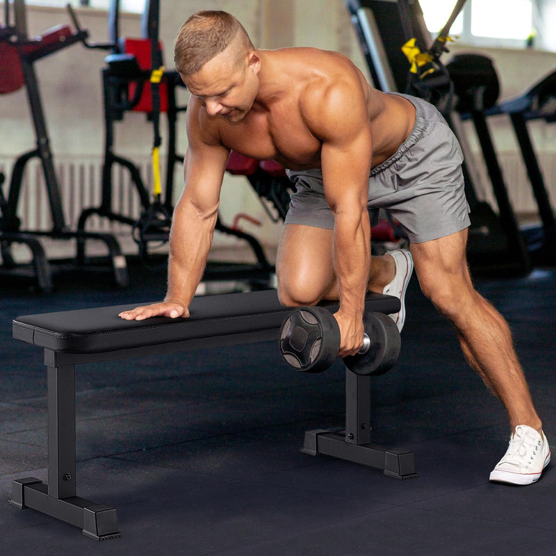 Load image into Gallery viewer, Goplus Flat Weight Bench, 660 LBS Heavy Duty Strength Training Exercise Bench