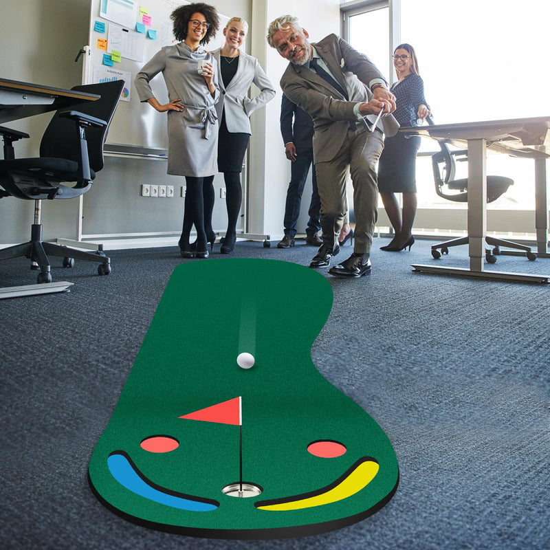 Load image into Gallery viewer, Goplus Outdoor Portable Golf Practice Training Mat, 9.8 FT x 3 FT