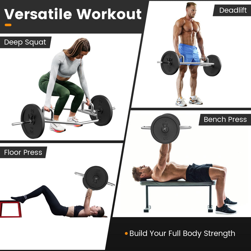 Load image into Gallery viewer, Goplus 56’’ Olympic Hex Trap Bar, Fit 1’’ Weight Plates