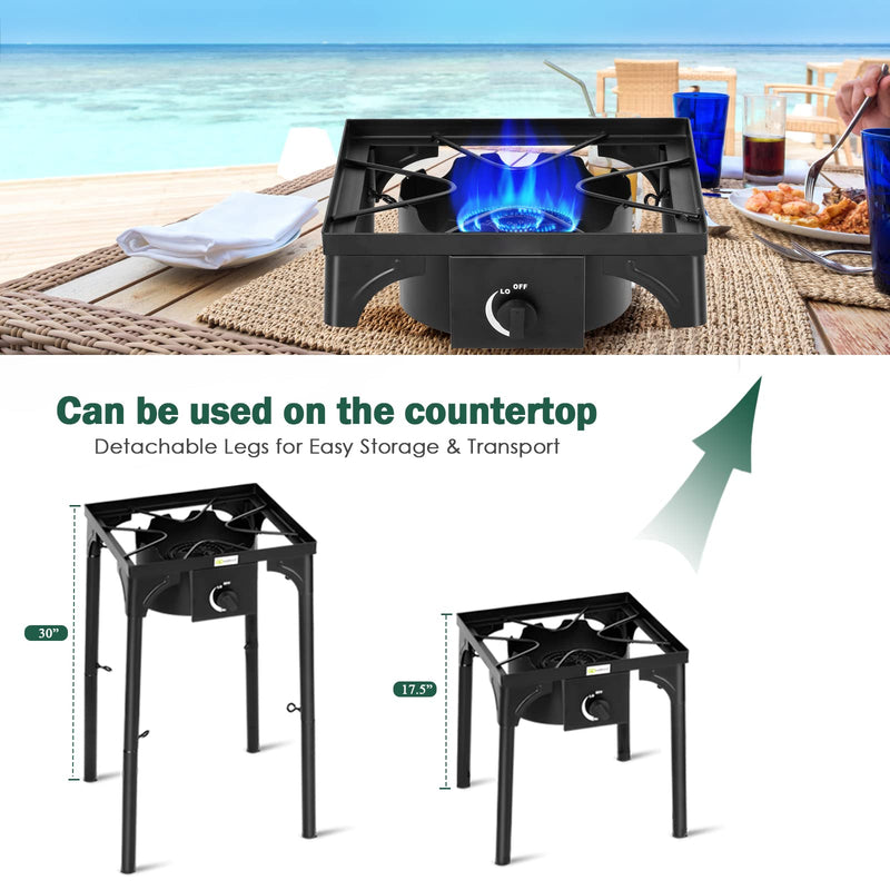 Load image into Gallery viewer, 100000 BTU Camp Stove High Pressure Propane Gas Cooker - Goplus