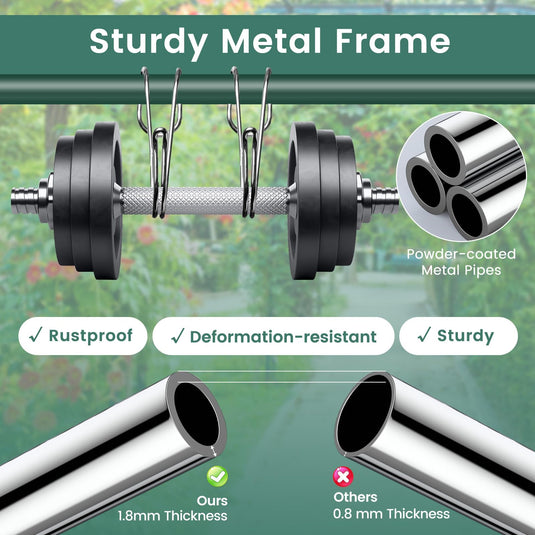 Goplus Lawn Leveling Rake, Heavy Duty Level Lawn Tool w/ Ergonomic Handle for Soil