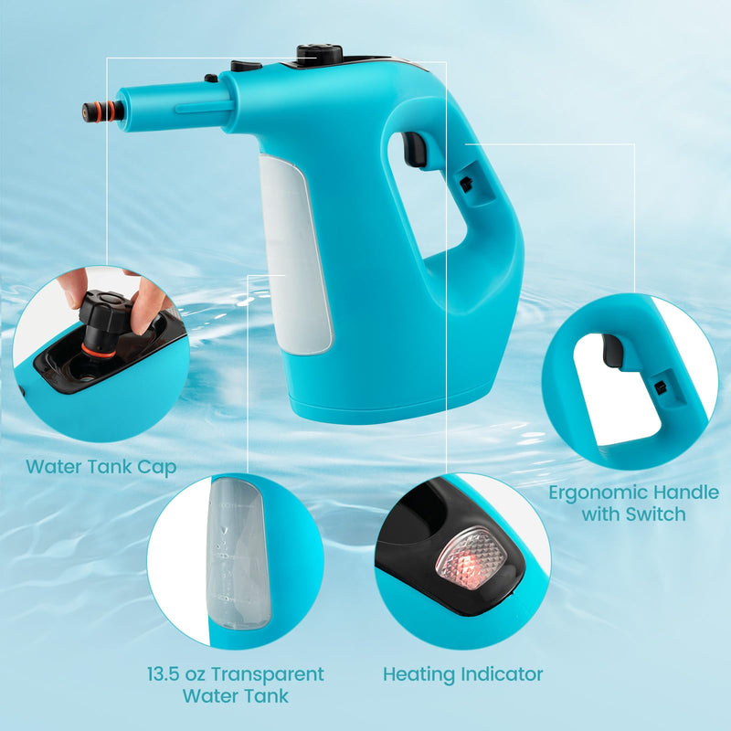 Load image into Gallery viewer, Goplus Multipurpose Handheld Steam Cleaner