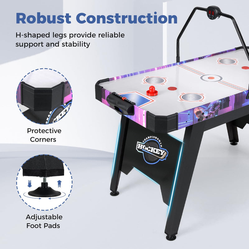 Load image into Gallery viewer, Goplus Air Hockey Arcade Game Table with Digital LED Scoreboard for Home Office
