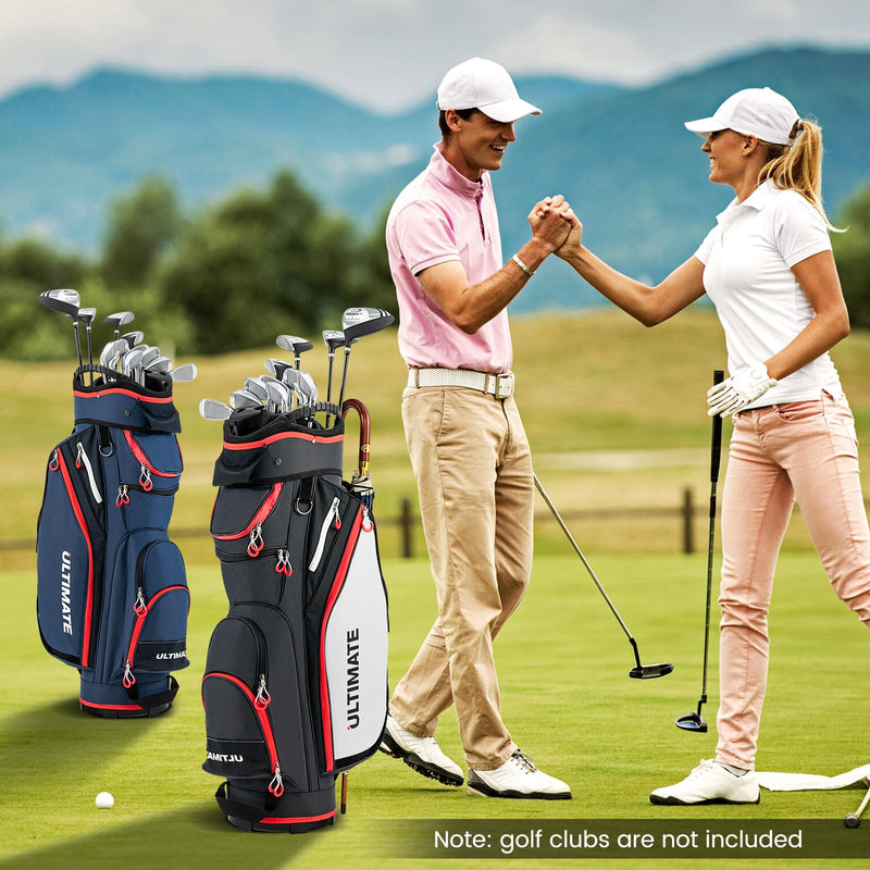 Load image into Gallery viewer, Goplus Golf Cart Bag with 14-Way Dividers, Lightweight Portable Golf Club Bag