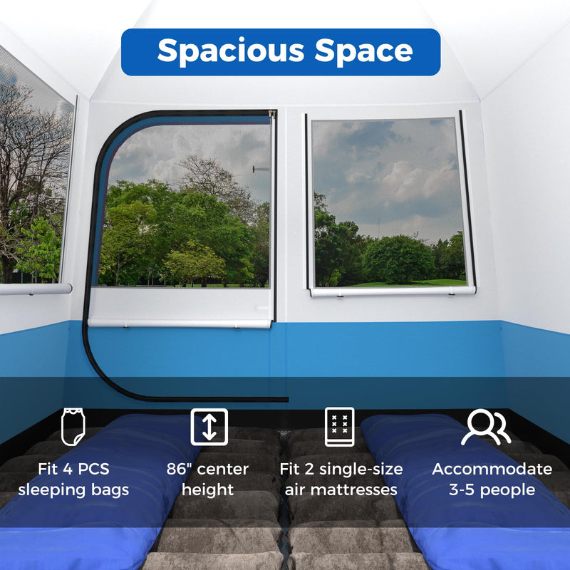 Load image into Gallery viewer, Goplus Camping Tent for 3-5 People, Portable Cabin Shelter w/Large Double-Layer Mesh Front Door