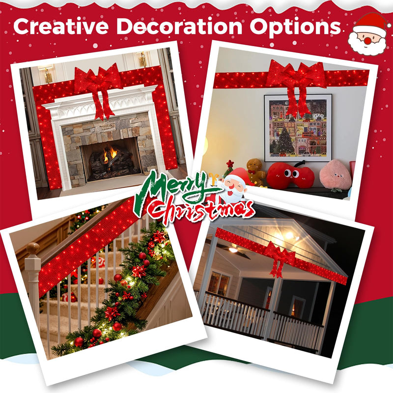 Load image into Gallery viewer, Goplus Lighted Christmas Doorway Arch, Light-up Xmas Decoration with 240 LED Lights