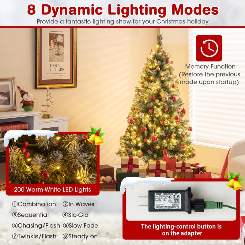 Load image into Gallery viewer, 5ft Pre-Lit Christmas Tree - Goplus