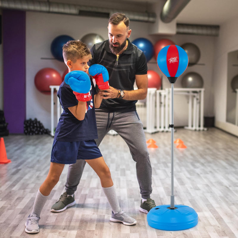 Load image into Gallery viewer, Goplus Punching Bag for Kids Adjustable Boxing Toy Set with Reflex Bag