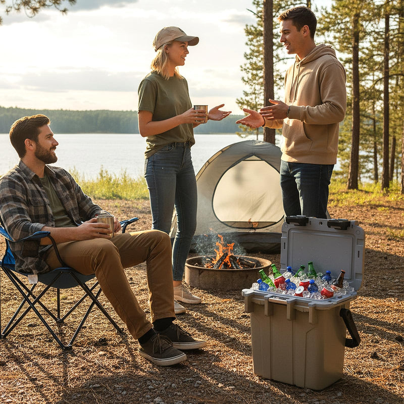 Load image into Gallery viewer, Goplus 21QT Ultra-Light Injection Molded Cooler with Handles & Bottle Opener