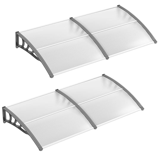 Goplus Awnings for Doors  Window Awning with Rain Snow Sunlight UV Protection