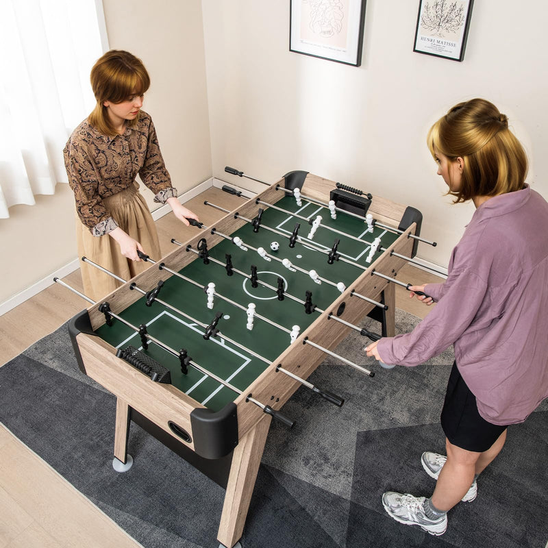 Load image into Gallery viewer, Goplus 54” Foosball Table for Adults, Competition Full Size Soccer Game Table with 2 Balls, 26 Players