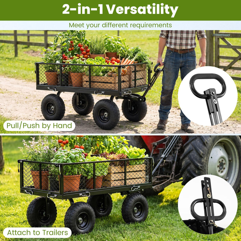 Load image into Gallery viewer, Goplus 880lbs Heavy Duty Garden Cart