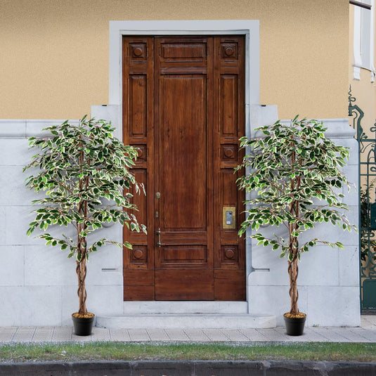 Goplus Artificial Ficus Tree