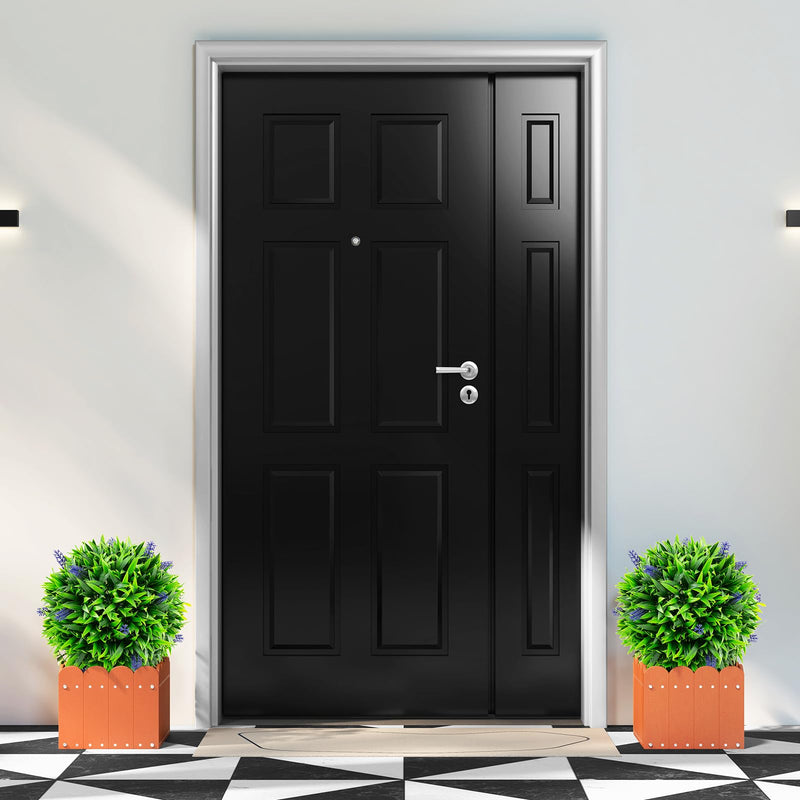 Load image into Gallery viewer, Goplus 12 Inch Artificial Lavender Topiary Balls Set of 2, Outdoor Faux Greenery Balls with Flowers