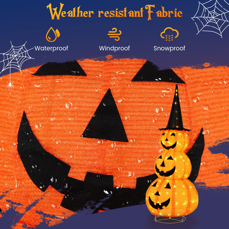 Load image into Gallery viewer, Goplus 5 FT Halloween Light Up Pumpkin Decoration
