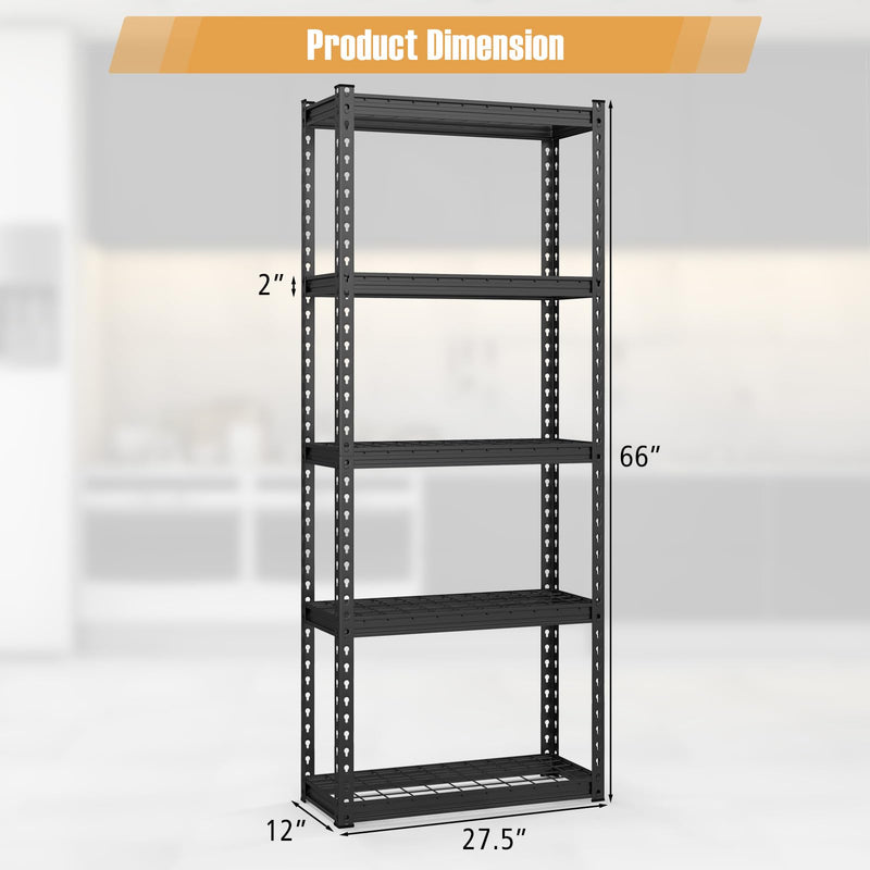 Load image into Gallery viewer, Goplus 5-Tier Metal Shelving Unit