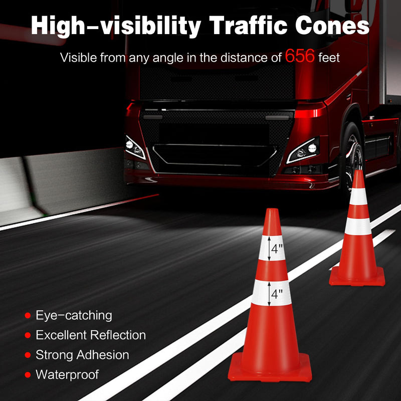 Load image into Gallery viewer, Goplus PVC Traffic Cones