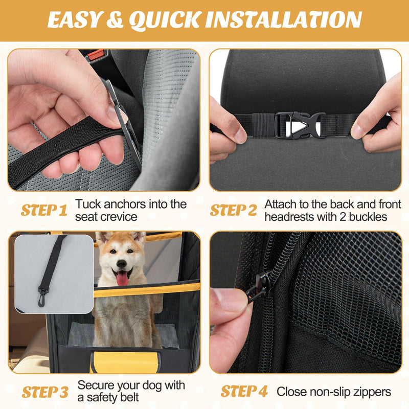 Load image into Gallery viewer, Goplus Dog Car Seat Cover for Small & Medium Dogs