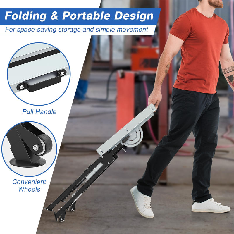 Load image into Gallery viewer, Goplus Folding Welding Table Welding Workbench with 78 x 51 cm Tabletop