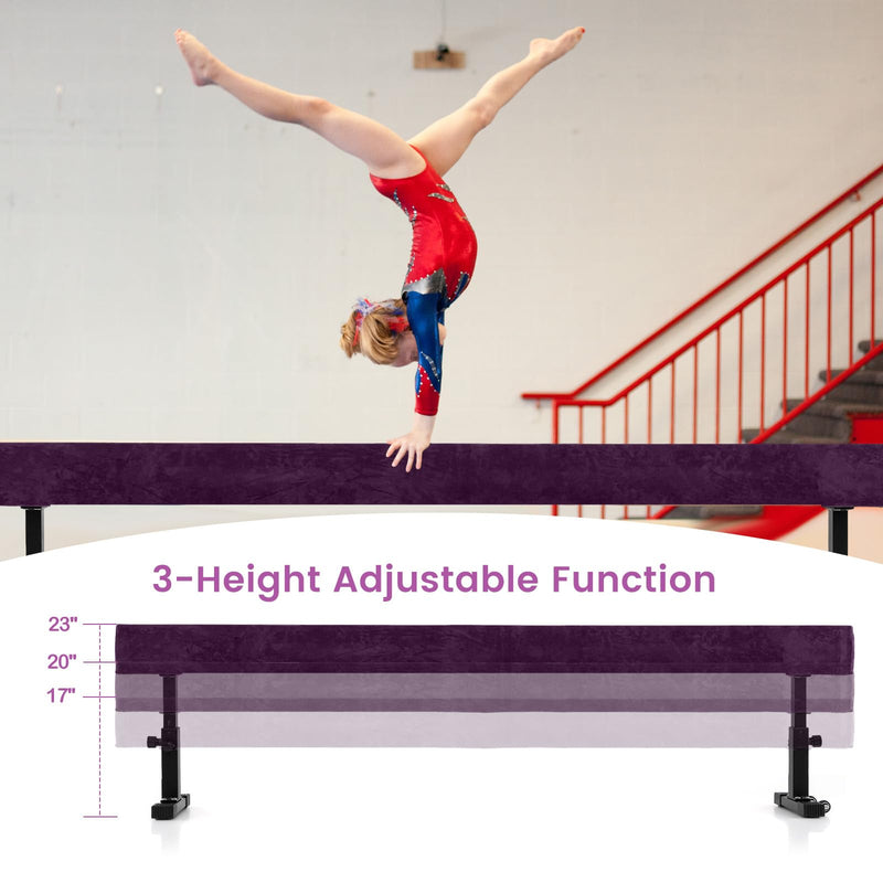 Load image into Gallery viewer, Goplus 7.5FT High and Low Gymnastics Beam with 3 Heights