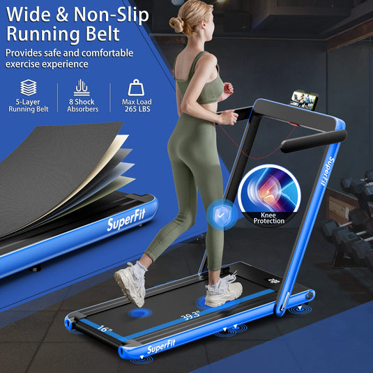 Goplus 2 in 1 Under Desk Treadmill