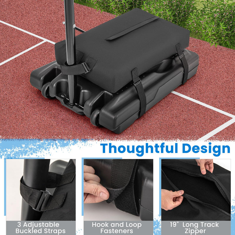 Load image into Gallery viewer, Goplus Basketball Hoop Sandbag, Indoor Outdoor Heavy Duty Weighted Bottom Anchor for Portable Basketball Hoops