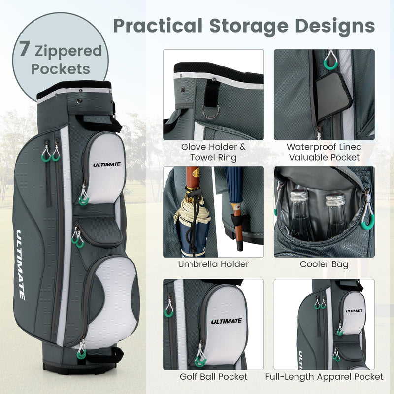 Load image into Gallery viewer, Goplus Golf Cart Bag with 14 Top Dividers