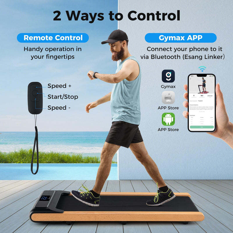 Load image into Gallery viewer, Goplus Walking Pad, Under Desk Treadmill for Home Office, Portable Walking Pad Treadmill with Remote Control