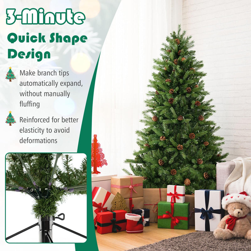 Load image into Gallery viewer, Goplus 3-Minute-Setup Pre-Lit Christmas Tree with Storage Bag