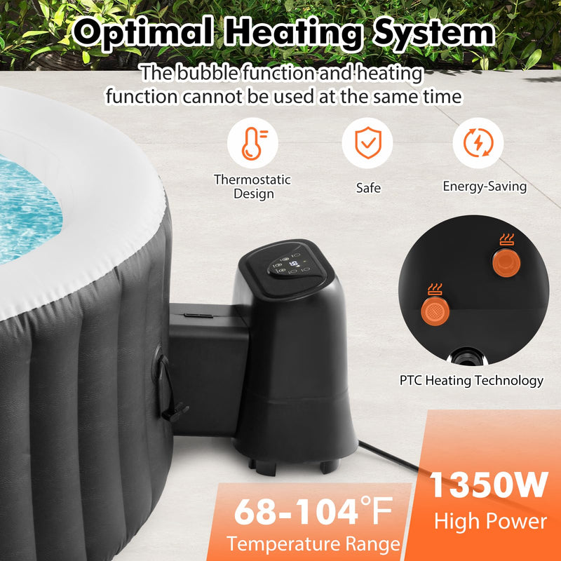 Load image into Gallery viewer, Goplus Electric Heater Pump for Inflatable Hot Tub, 1350W SPA Control Center for Bubble, Filtration & Heating