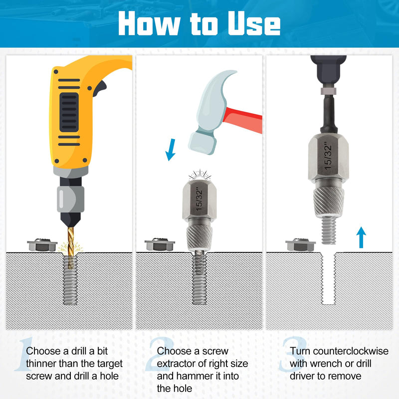 Load image into Gallery viewer, Goplus 27 Pieces Screw Extractor Set