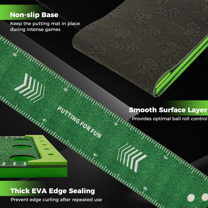 Load image into Gallery viewer, Goplus Golf Game Set with 2 Adjustable Putters & 6 Balls