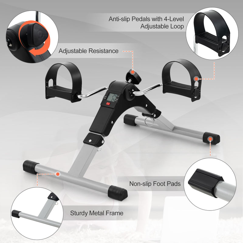 Load image into Gallery viewer, Goplus Mini Exercise Bike