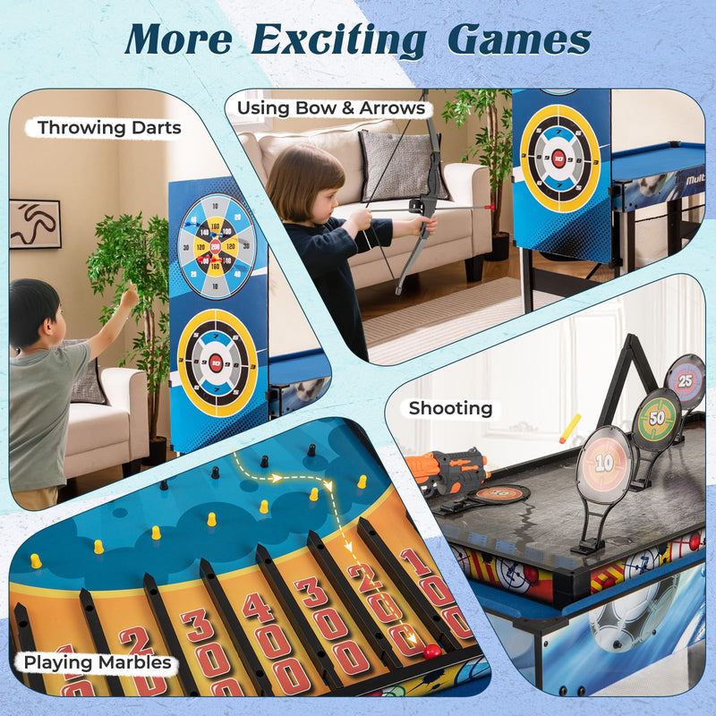 Load image into Gallery viewer, Goplus 10-in-1 Multi Game Table | 48" Combo Game Table for Game Room Party Family Night
