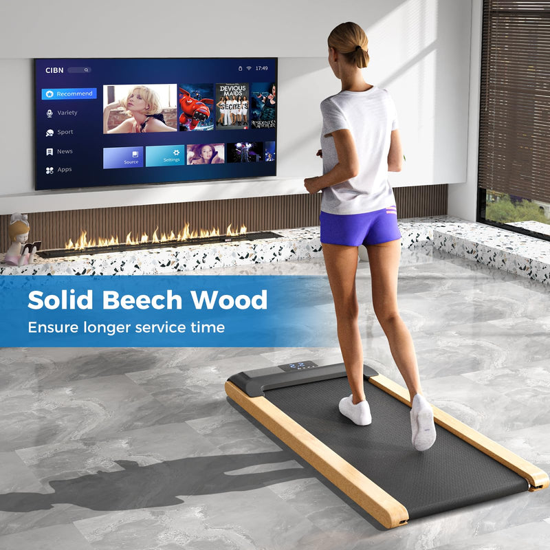 Load image into Gallery viewer, Goplus Walking Pad, Under Desk Treadmill for Home Office, Portable Walking Pad Treadmill with Remote Control