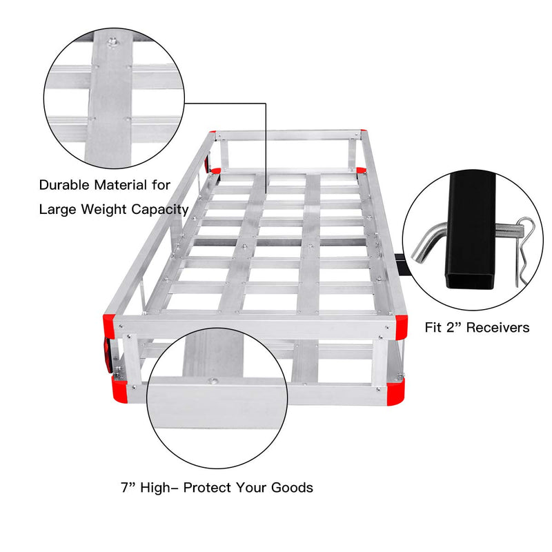 Load image into Gallery viewer, Aluminum Luggage Basket Rack - Goplus