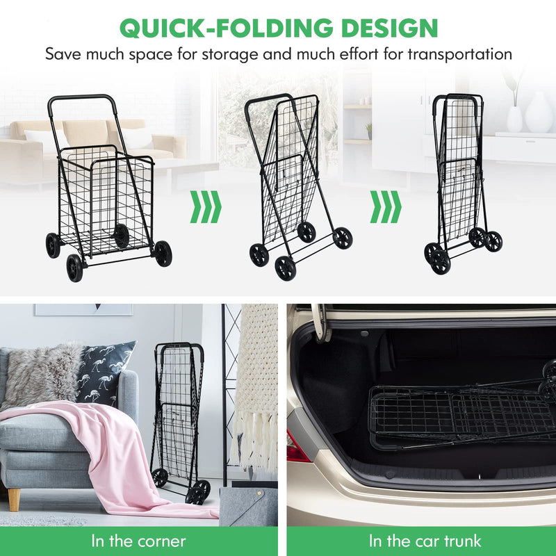 Load image into Gallery viewer, Goplus Shopping Carts for Groceries