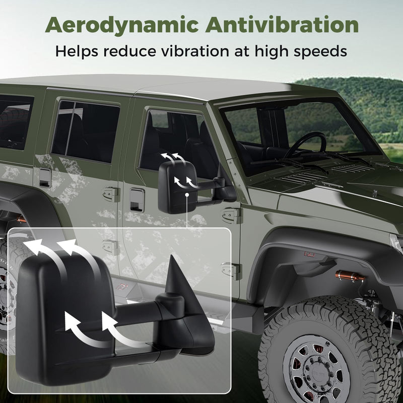 Load image into Gallery viewer, Goplus Extenable Tow Mirrors for 1999-2006 Chevy Silverado GMC Sierra 1500 2500HD 3500HD