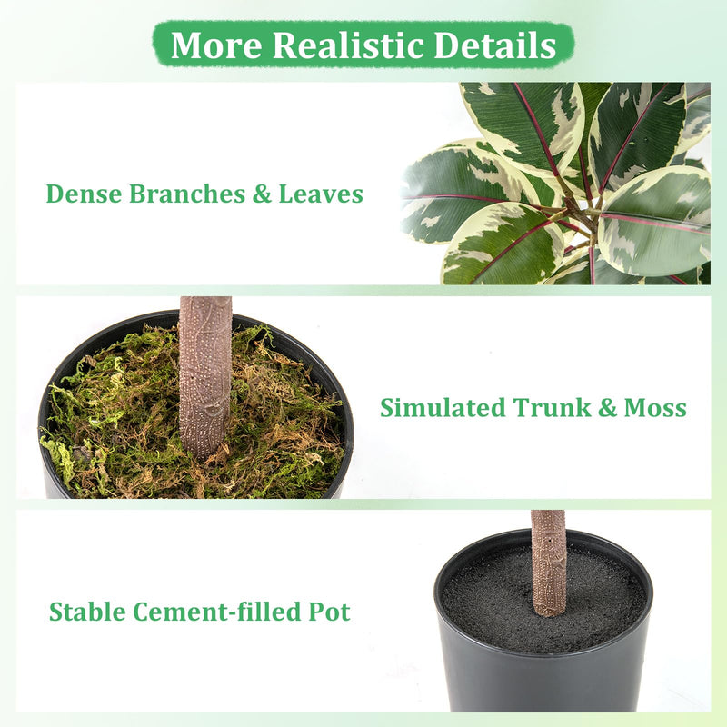 Load image into Gallery viewer, Goplus 4.3 FT Tall Artificial Bird of Paradise Plant (2 Pack)