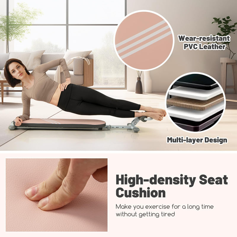 Load image into Gallery viewer, Goplus Multifunctional Sit Up Bench, Workout Bench w/3 Gear Adjustable Angles & Adjustable Length