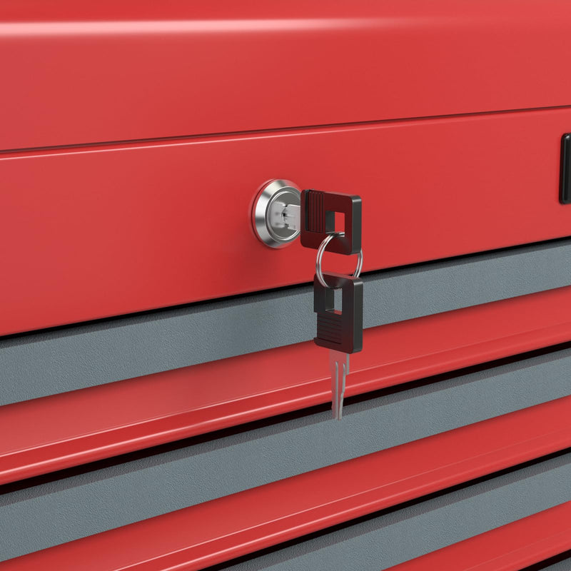 Load image into Gallery viewer, Goplus Tool Chest, 6 Drawers Extra Large Rolling Too Storage Cabinet with 4” Universal Lockable Wheels