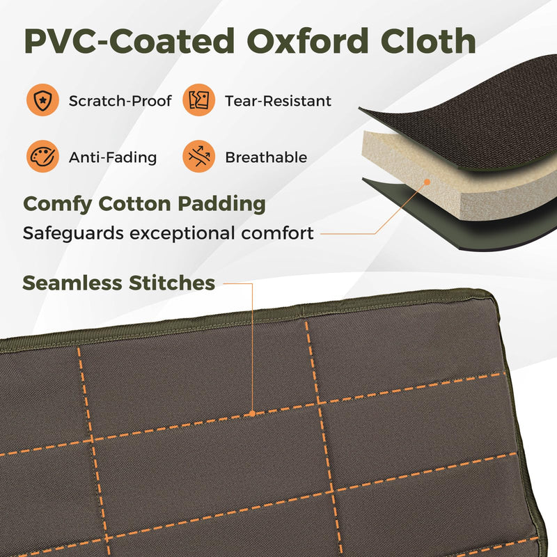 Load image into Gallery viewer, Goplus Double Camping Chair for Adults, Outdoor Folding Loveseat Camping Couch Chair(2-Person Seat)