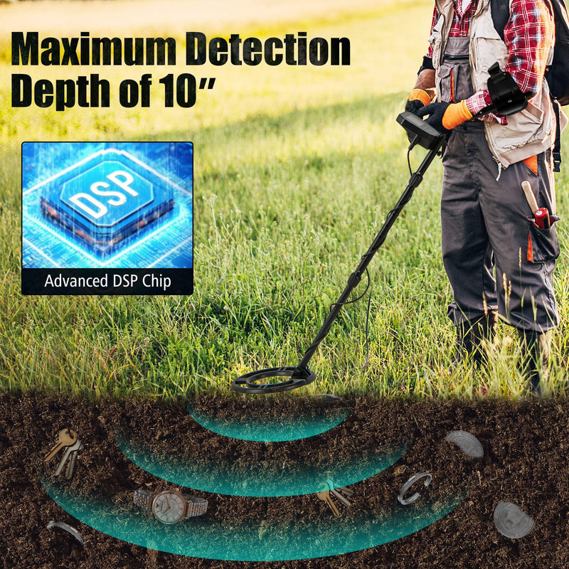 Load image into Gallery viewer, Goplus Professional Higher Accuracy Gold Detector with Backlit LCD Display for Adults
