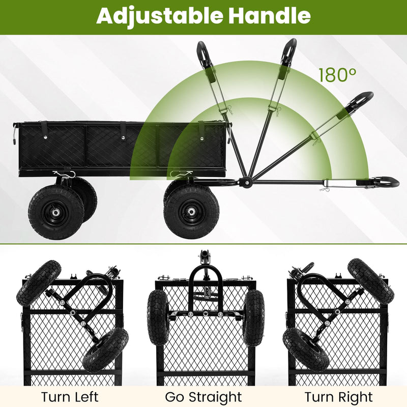Load image into Gallery viewer, Goplus 880lbs Heavy Duty Garden Cart