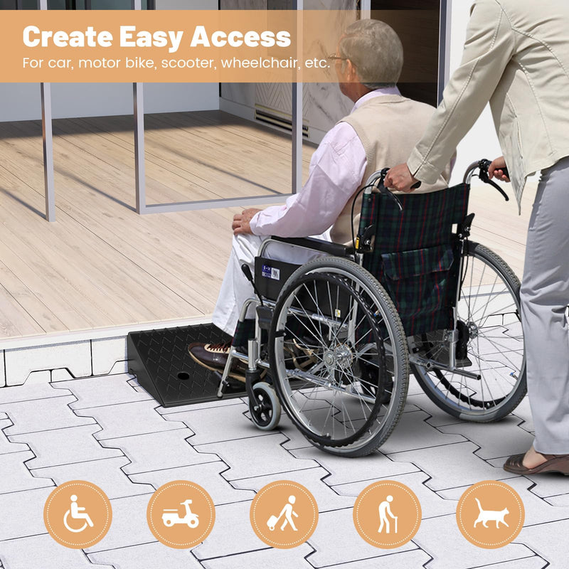 Load image into Gallery viewer, Goplus Curb Ramp 2 Pack